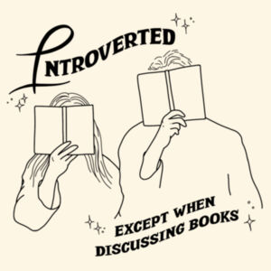 Introverted (black line) - AS Colour Carrie Tote Bag  Design