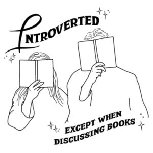 Introverted (black line) - AS Colour Womens Maple Tee Design
