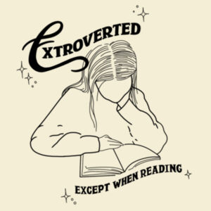 Extroverted (black-line) - AS Colour Mens Relax Crew Design