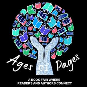 Ages of Pages 2025 Event (Inverted)  - AS Colour Womens Relax Hood Design