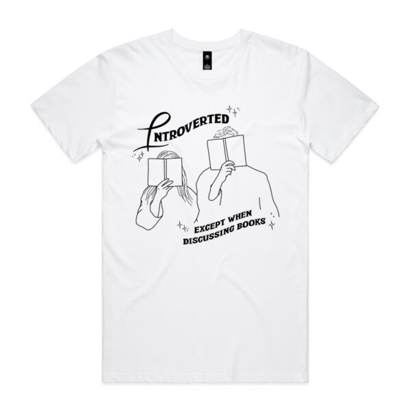 Introverted (black line) - AS Colour Mens Staple T shirt Thumbnail